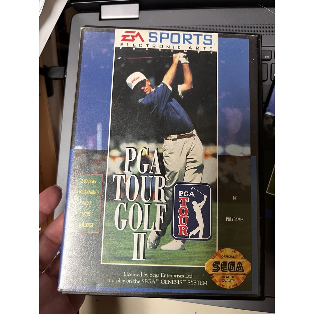 EA Sports PGA Tour Golf II Sega Genesis Video Game - Blue - Picture 2 of 8